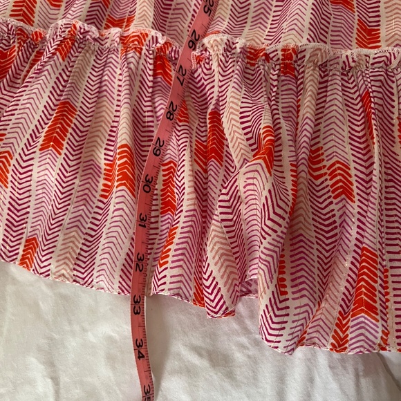 LEMLEM sundress size S, orangey peach and white. - Picture 4 of 5